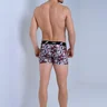 05 cueca boxer masculino chocolate estampado