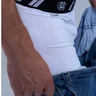 12 cueca boxer masculino branco