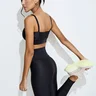02 legging super alta feminino preto