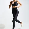 03 legging super alta feminino preto