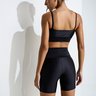 Top Feminino com Bojo e Recorte Preto Gorethy - Vista Costas