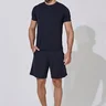 01 camiseta long fit masculina preto