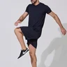 04 camiseta long fit masculina preto