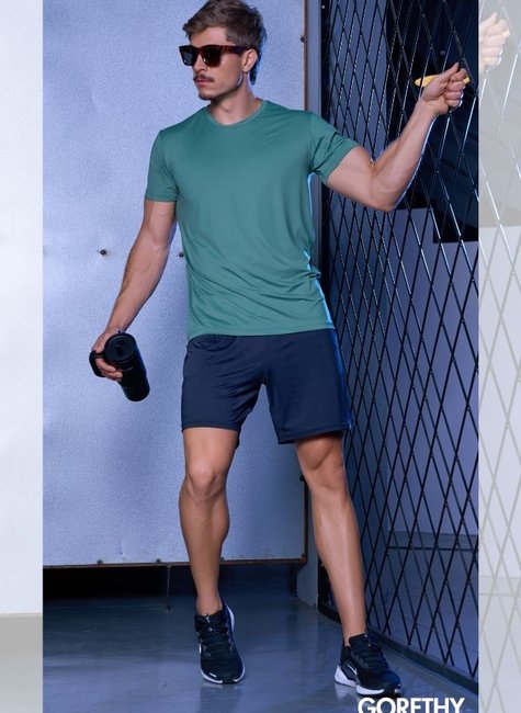01 camiseta casual masculina eucalipto
