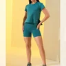 01 t shirt long feminino esmeralda