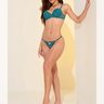 01 sutia rendado de base com bolha alca encapa e pingente feminino esmeralda