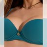 03 sutia com base com bolha e alca encapada feminino esmeralda