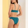 02 sutia top com alca encapada com bolha feminino esmeralda