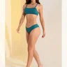 01 sutia top com alca encapada sem bolha feminino esmeralda