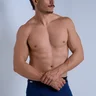 02 cueca boxer masculino azul marinho