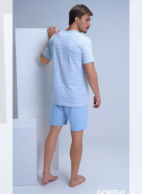 02 pijama gorthan ethan masculino azul