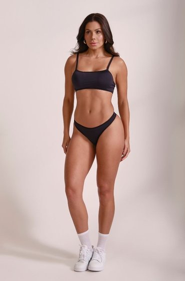 SUTIÃ TOP COM ALÇA ENCAPADA FEMININO SEM BOLHA PRETO