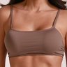 02 sutia top com alca encapada feminino com bolha castanho