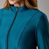03 jaqueta slim com abertura de dedo feminino verde