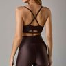 04 legging zaya com bolso feminino marrom