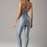 02 legging zaya com bolso feminino platinum