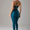 02 legging zaya com bolso feminino verde