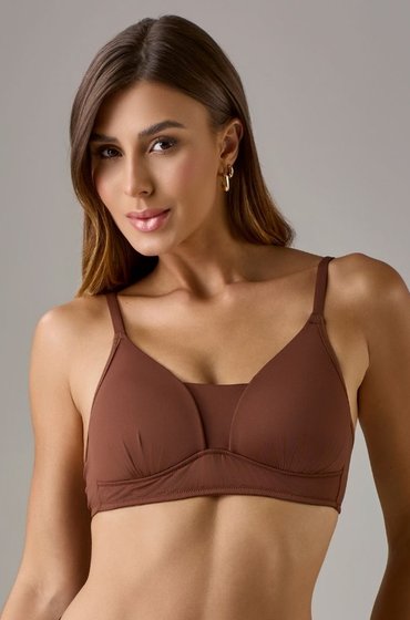 SUTIÃ BOJO SOFT COM ENTREMEIO FEMININO CAPPUCINO