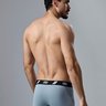 02 cueca boxer masculina cinza