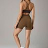 02 top slim move feminino marrom
