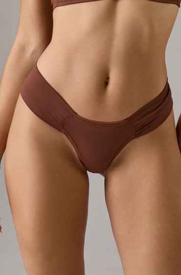 FIO LATERAL DRAPEADA FEMININO CAPPUCINO