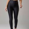 02 legging zaya com bolso feminino preto