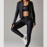 04 legging zaya com bolso feminino preto