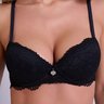 02 conjunto de renda com bolha feminino preto