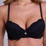 03 conjunto de renda sem bolha feminino preto