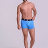 01 cueca boxer masculino azul celestial