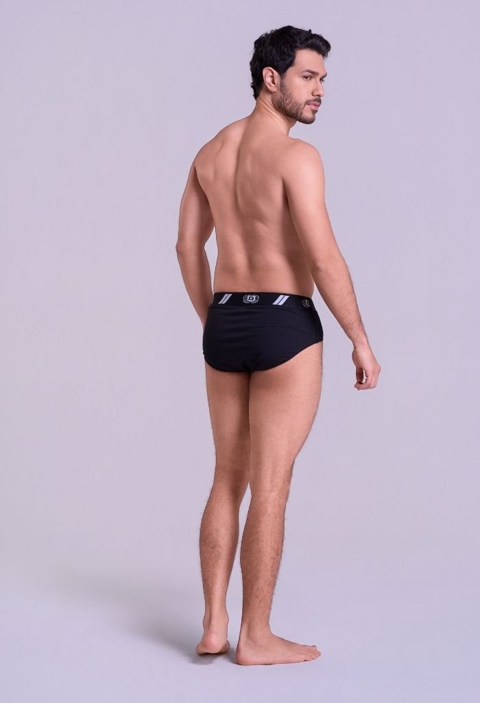 40942-preto-2.jpg Cueca Slip Masculina Preta Gorethy - Vista Costas Inteira