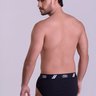 40942-preto-4.jpg Cueca Slip Masculina Preta com Elástico Personalizado Gorethy - Detalhe Costas