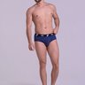 40942-marinho-1.jpg Cueca Slip Masculina em Coton Azul Marinho Gorthan - Vista Frontal