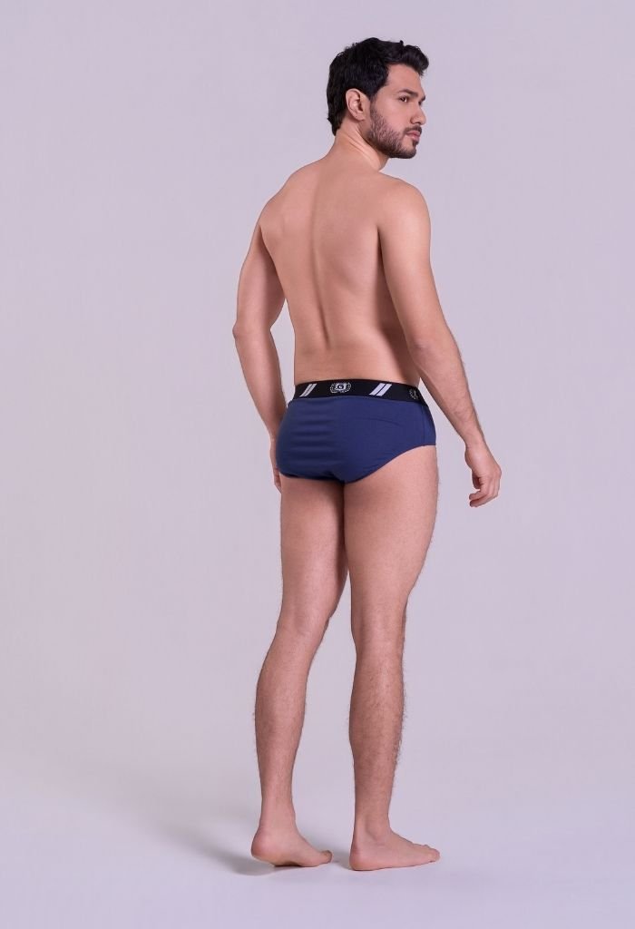40942-marinho-2.jpg Cueca Slip Masculina Azul Marinho Gorthan - Vista Costas Inteira