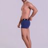 Cueca Boxer Masculina Azul Marinho Gorthan - Vista Costas Ângulo Diagonal