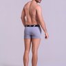 41433-cinza-3 Cueca Boxer Masculina Cinza Gorthan - Vista Costas Corpo Inteiro