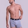 41433-cinza-7 Cueca Boxer Masculina em Coton Cinza Gorthan - Plano Médio Frontal