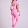 Camiseta T-Shirt Long Fit Feminina Balerine Gorethy - Vista Costas Enquadramento Aberto