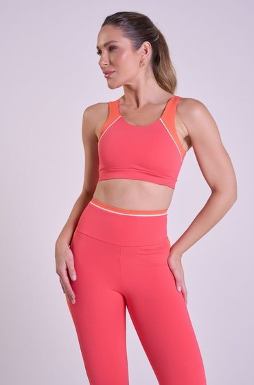 Top Sustentação Energy Feminino com Bolso Frontal Gorethy