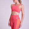 Top Sustentação Energy Feminino Flamingo Gorethy - Plano Médio Frontal com Bermuda
