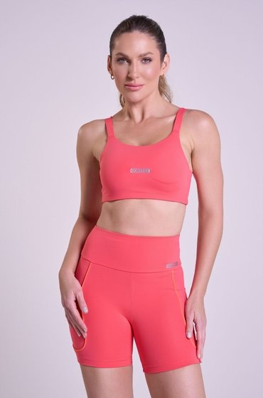 Bermuda Pulse Feminina com Bolsos Laterais Gorethy