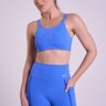 Bermuda Pulse Feminina Oceano Gorethy com Bolsos Laterais - Vista Frontal Enquadramento Médio