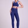 41455-azul-1 Legging Energy Feminina Azul Marinho Gorethy com Recorte Lateral Contrastante - Vista Frontal Corpo Inteiro