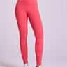 Legging Energy Feminina Flamingo Gorethy - Close-up Frontal no Cós Alto e Pernas
