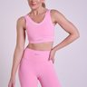 41456-balerina-1 Legging Training Feminina Rosa Balerina Gorethy com Detalhe em Viés - Enquadramento Médio com Top