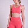 Legging Pulse Feminina Flamingo Gorethy - Vista Frontal Enquadramento Médio no Cós e Bolsos