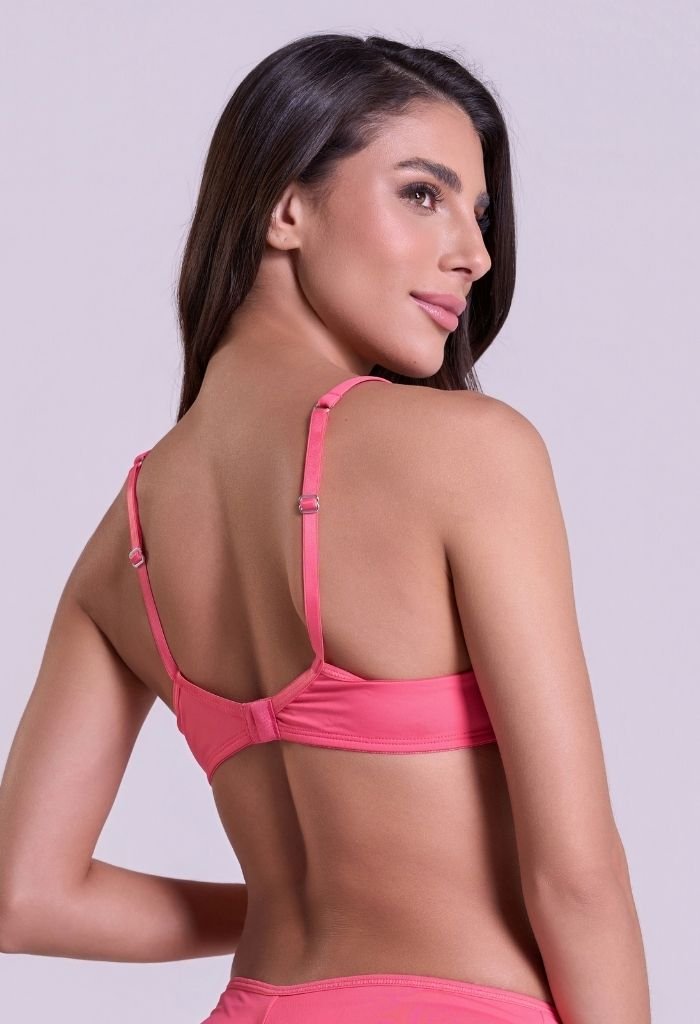 41240-PINK-3.jpg Sutiã Ana Clara com Bolha Rosa Pink Lemonade Gorethy - Vista Costas Close-up nas Alças Reguláveis e Fecho